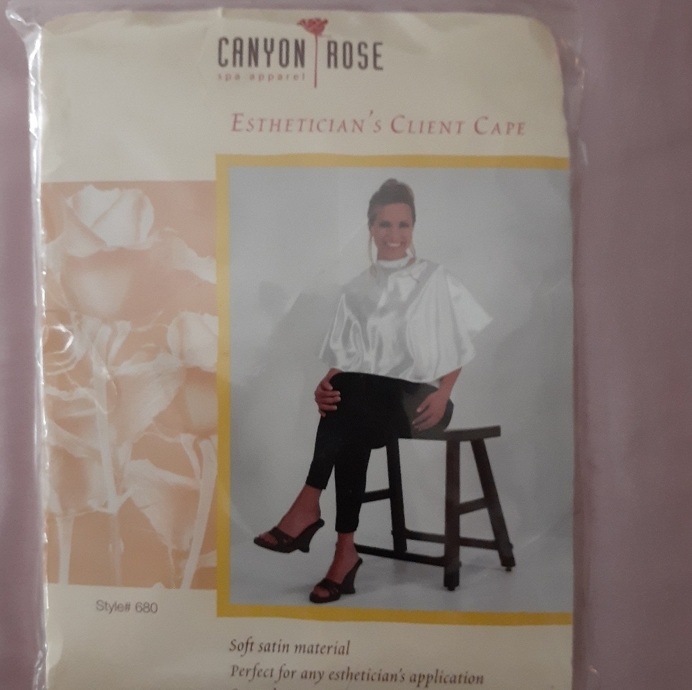 Canyon Rose Esthetician Client Cape (Makeup Cape)